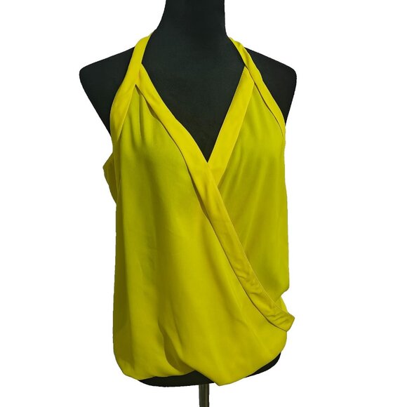 Kenneth Cole Womens Tops, Yellow business Casual Tank Top Size Medium - Picture 1 of 14